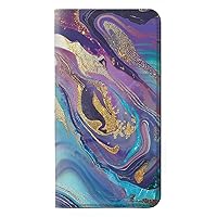 RW3676 Colorful Abstract Marble Stone PU Leather Flip Case Cover for iPhone 12 Pro Max