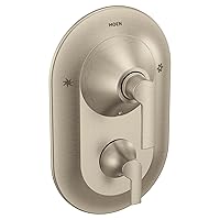 Moen TS2200BN Doux Posi-Temp with Built-in 3-Function Transfer Valve Trim Kit, Valve Required, Brushed Nickel