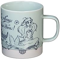 三郷 Pottery Mug Antique Princess Ariel 340ml Disney 