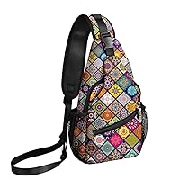Sling Bag Chest Crossbody Backpack Travel Hiking Daypack for Women Men with Strap Purse Lightweight Shoulder Bags