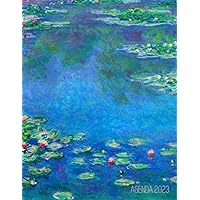 Claude Monet Pianificatore Settimanale 2023: Ninfee | Da Gennaio a Dicembre (12 Mesi) | Impressionismo Francese | Agenda Settimanale 2023 (Italian Edition)