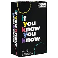 If You Know You Know IYKYK - The Question Card Game, Adult Games for Game Night, Board Games for Adults, Bachelorette Party Games, Party Games for Adults Ages 18 & up