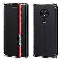 Motorola Moto G7 Power Case, Fashion Multicolor Magnetic Closure Leather Flip Case Cover with Card Holder for Motorola Moto G7 Power (6.2”)