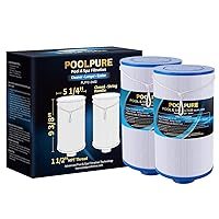 POOLPURE Spa Filter Replaces Watkins 303279, PFF42TC-P4, 78460, FC-2402, Lifesmart, Freeflow, AquaTerra, Hydromaster, Grandmaster, Simplicity, Bermuda Hot Tub Filters, 1 1/2