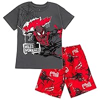 Marvel Spider-Man Graphic T-Shirt and Shorts Outfit Set Infant to Big Kid