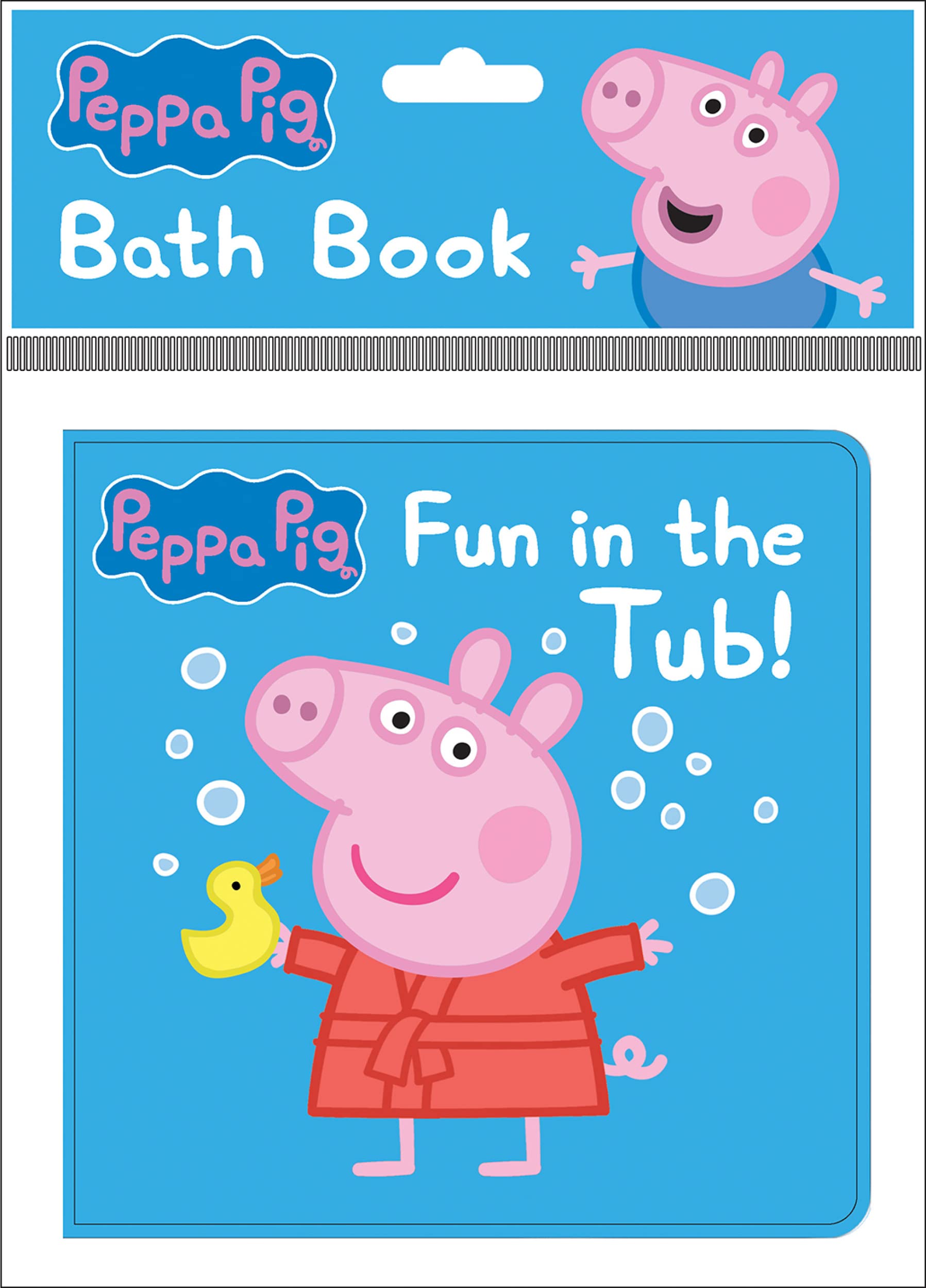 Peppa Pig - Fun in the Tub! Waterproof Bath Book / Bath Toy - PI Kids