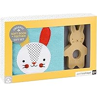 Baby Bunny Organic Soft Book and Teether Set
