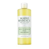 Mario Badescu All Purpose Egg Shampoo for All Hair and Skin Types | Shampoo and Body Wash that Cleanses and Nourishes |Formulated with Egg White Proteins