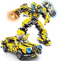 Mesiondy STEM Transform Robot Building Toy Set, Construction Educational Toys，Transforming Building Kits, Blocks Toys for Ages 8-13 for Teens 769pcs