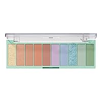e.l.f. Perfect 10 Eyeshadow Palette, Ten Ultra-pigmented Bright Shades