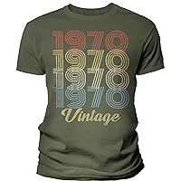 54th Birthday Gift Shirt for Men - Vintage 1970 Retro Birthday - 004-54th Birthday Gift