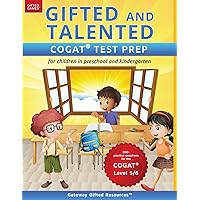 Gifted and Talented COGAT Test Prep: Gifted test prep book for the COGAT; Workbook for children in preschool and kindergarten (Gifted Games) Gifted and Talented COGAT Test Prep: Gifted test prep book for the COGAT; Workbook for children in preschool and kindergarten (Gifted Games) Paperback Spiral-bound