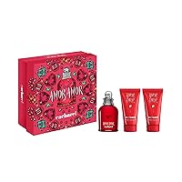 Cacharel Amor Amor 3 Piece Gift Set for Women -Blackcurrant, Lily of the Valley & Vanilla Fragrance