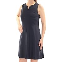 kensie Womens A-Line Fit & Flare Dress, Blue, XX-Large