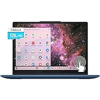Lenovo Chromebook Flex3 Touchscreen Google Laptop 2in1-12.2inch WUXGA IPS Display - 4Core Intel N100 - USB C - Wi-Fi 6 - HDMI - Camera - Mini Chromebook - 2023 (4GB RAM |64GB eMMC+128GB SD Card)