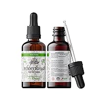 Pennyroyal Tincture, Organic Pennyroyal Extract (Mentha pulegium) Dried Herb, Non-GMO in Cold-Pressed Organic Vegetable Glycerin 2 oz, 670 mg