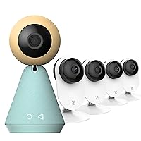 Pro 2k 4PC Home Security Camera and Kami Senior Care Camera with Fall Detection Bundle