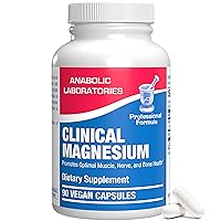 Triple Magnesium Complex 400 mg - 90 Vegan Capsules - Magnesium Chelate, Citrate, and Malate - Clinical Magnesium Supplement for Optimal Muscle, Nerve, and Bone Health