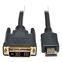 Eaton Tripp Lite HDMI to DVI Cable, Digital Monitor Adapter Cable (HDMI to DVI-D M/M) 6-ft.(P566-006)