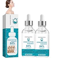 Face Boost Anti-Aging Serum, 2024 New Cono Peptide Essence 84%, Pure Plant Extract Facial Serum Essence, Collagen Instant Tightening Lifting Facial Serum, Reduce Pigmentation and Fine Lines (2Pcs)
