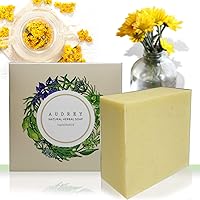 Audrey Handmade Natural Herb Bar Soap (Chrysanthemum, 1 pack)