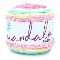 Lion Brand Yarn (1 Skein) Mandala Baby Yarn, Narnia, 1770 Foot (Pack of 1)