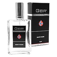 Geir Ness Eau de Parfum Spray For Men - Long Lasting Fresh, Cool Scent - Mix of Refreshing Norwegian Mountain Fragrance - 3.4 oz…