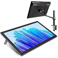 HUION KAMVAS Pro 19 4K UHD Drawing Tablet with Touch Screen, 96% Adobe RGB Drawing Monitor with 1.07 Billion Colors, PenTech 4.0 Stylus, 16384 Pen Pressure, Slim Pen, Keydial Mini, Single Monitor Arm