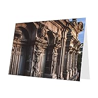 Architectural Elements Blank Greeting Cards With White Envelopes 4 X 6 Inch Thank You Cards For All Occasions, Christmas Holiday Wedding Birthday