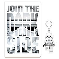 LEGO Star Wars Stormtrooper Keychain Light & Notebook Bundle