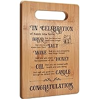 Housewarming Gifts for Happy New House, House Warming Gifts New Home Gift, New House Cutting Board, First Home Gifts for Neighbor, Friends, Realtor Closing Gifts for Home Buyers