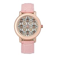 Retro Baroque Fashion Casual Watches for Women Cute Girls Watch Gift Nurses Teachers