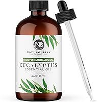 100% Pure Natural Undiluted Eucalyptus Essential Oil (4oz) Premium Therapeutic Grade Aromatherapy
