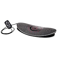 Homedics Lumbar Lift Back Stretcher with Vibration Massage and Soothing Heat, Air Lift Technology, Adjustable Intensity, 2 Auto Programs, Compact and Portable, Increases Flexibility, Relieves Pain