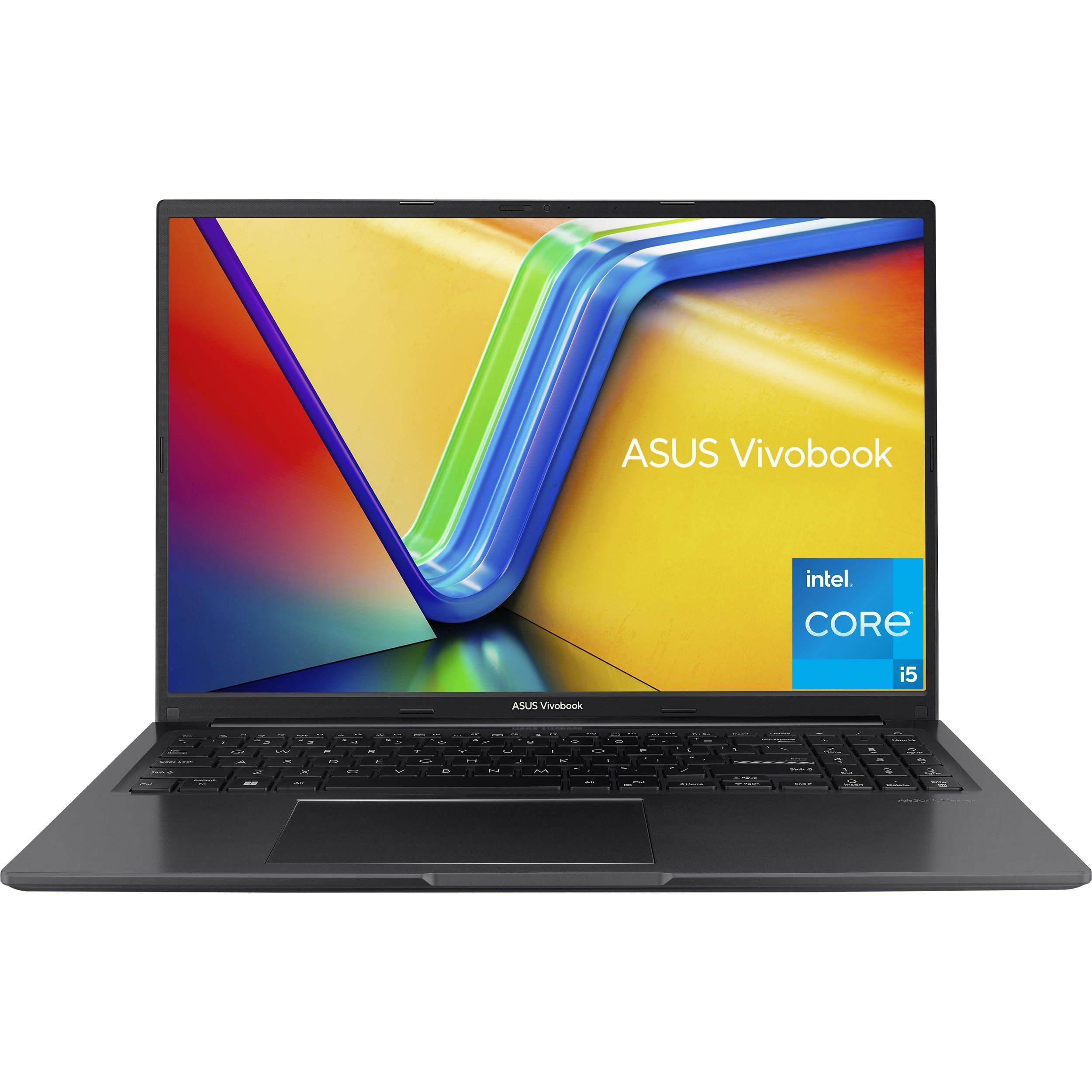 ASUS Vivobook 16 Laptop, 16” WUXGA (1920 x 1200) 16:10 Display, Intel Core i5-1235U CPU, Intel UHD Graphics, 8GB RAM, 512GB SSD, Windows 11 Home, Indie Black, F1605ZA-AS52