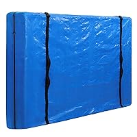 TICONN Mattress Bags for Moving, Heavy Duty Mattress Moving Bag, Reusable Mattress Protector Cover for Storage with Handles and Zipper Moving Supplies (Blue,King)
