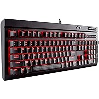Wired Game Dedicated Mechanical Keyboard, 104 Keys, USB Interface PC E-Sports Game Monochrome Backlight Effect