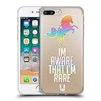 Head Case Designs Rare Unicorn Sparkle Soft Gel Case Compatible with Apple iPhone 7 Plus/iPhone 8 Plus