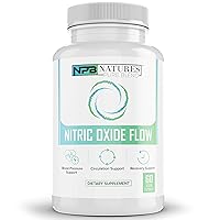 Nitric Oxide Supplements: Nature's Pure Blend - L-Arginine - Blood Pressure Support - 1500MG - Nitric Oxide - Testosterone Booster for Men - Amino Energy - Preworkout for Men, Muscle Growth, Energy