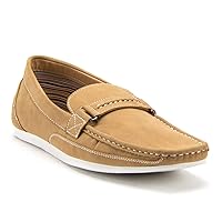 Jazamé Men's 41296 Carlos Slip On Driver Loafers Driving Moccasin Flats Shoes