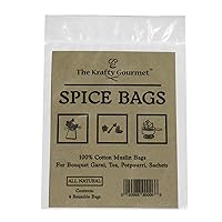 Courmet Krafty Gourmet Natural Spice Bags S/4, 4 pack