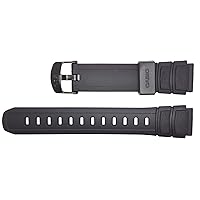 Casio watch strap watchband Resin Band black HDA-600 HDA-600B