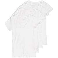 4 Pack Zenana Women's Basic V-Neck T-Shirts