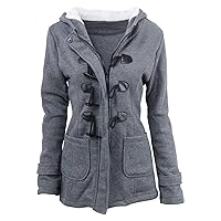Womens Winter Coats Plus Size Sherpa Jacktes Warm Fleece Lined Parkas Jacket Hoodies Thickened Outerwear Down Coats