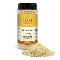 Lane's All Natural Granulated Honey - Premium Real Honey Granules for Cooking and Grilling | Natural Caramelization | No Preservatives | 10.5oz