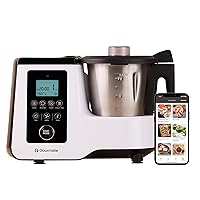 Smart All-in-1 Multi-Cooker, 10+ Cooking Functions, Built-in Scale, Guided Recipes, Steam, Cook, Knead, Bluetooth App Connectivity, 2.3 QT, White