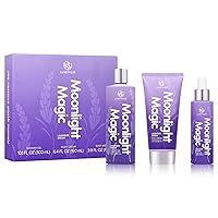 Spa Luxetique Spa Gift Sets for Women | Body Spray for Women | 3 Pcs Lavender Relaxing Spa Kit with Shower Gel,Body Cream,Body Mist | Perfect Birthday Gifts for Moms, and Special Occasions,Unique Gift