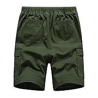 Shorts for Man Big and Tall Cargo Shorts Mens Classic Fit Work Short with Pockets Loose Fit Casual Hiking Shorts