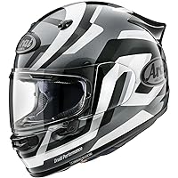 Arai Contour-X Snake Unisex-Adult Street Motorcycle Helmet - White/Black/Grey / Small
