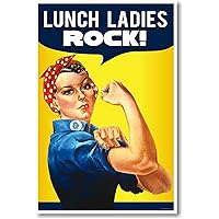Lunch Ladies ROCK! - NEW Funny School Poster